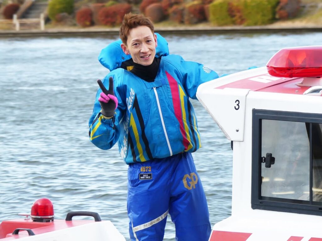 会心のカドまくりで新春V！〟追い風7メートルの水面コンディションの