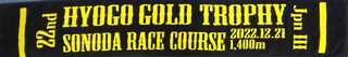 園田競馬JpnⅢ第22回兵庫ゴールドトロフィーマフラータオル
